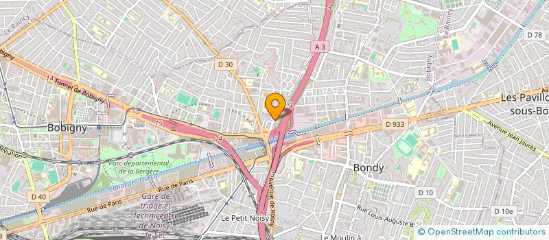 localisation de l'entreprise MONSIEUR MANOJKUMAR PARMANAND DHIRWANI  BOBIGNY