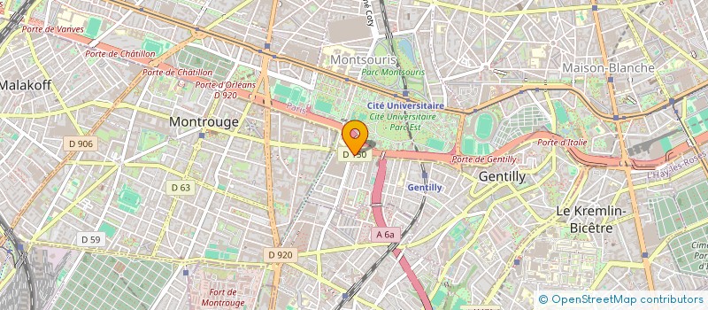 localisation de l'entreprise MONSIEUR MANOLI KALOS  GENTILLY