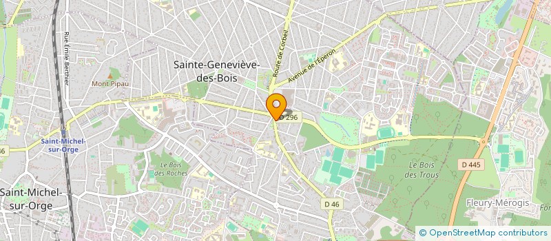 localisation de l'entreprise MONSIEUR MANOLIS BIENVENU  SAINTE-GENEVIEVE-DES-BOIS