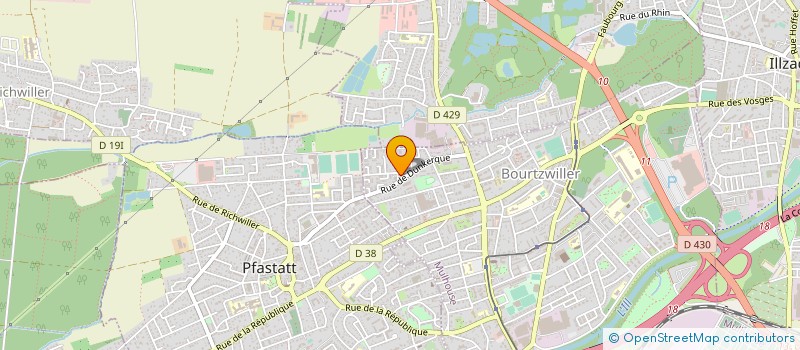 localisation de l'entreprise MONSIEUR MANOLITO BERGER  MULHOUSE