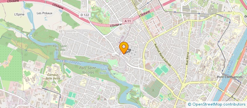 localisation de l'entreprise MONSIEUR MANOLITO FOURMANN à ANGERS