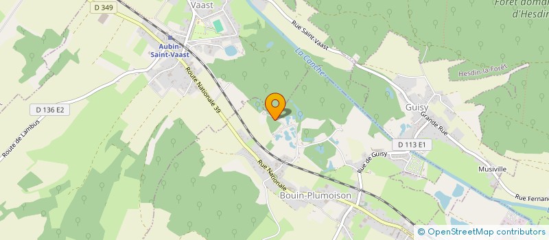 localisation de l'entreprise MONSIEUR MANOLITO LAFONT  BOUIN-PLUMOISON