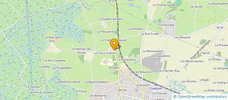 localisation de l'entreprise MONSIEUR MANOLITO ROUZEE  COUERON