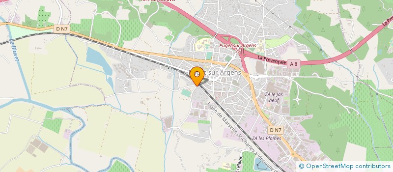 localisation de l'entreprise MONSIEUR MANOLITO SCHERRER à PUGET-SUR-ARGENS