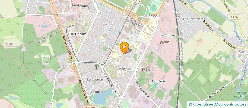 localisation de l'entreprise MONSIEUR MANOLO BERTIN à ORLEANS