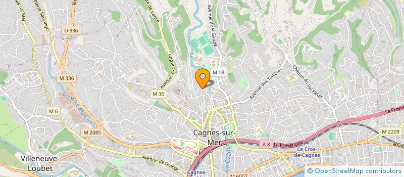 localisation de l'entreprise MONSIEUR MANOLO CARRIO  CAGNES-SUR-MER