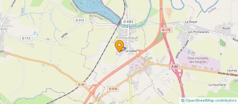 localisation de l'entreprise MONSIEUR MANOLO POISNEL  PONTAUBAULT