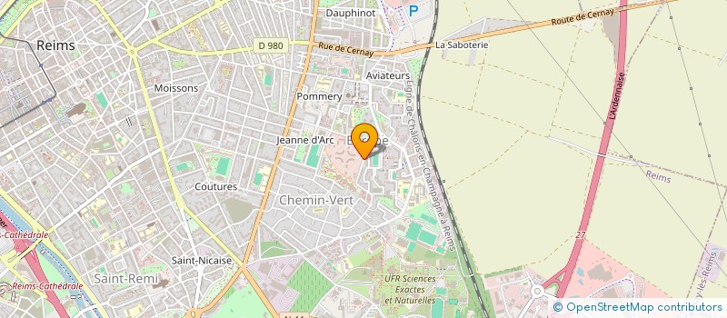 localisation de l'entreprise MONSIEUR MANOLO PUERTAS  REIMS