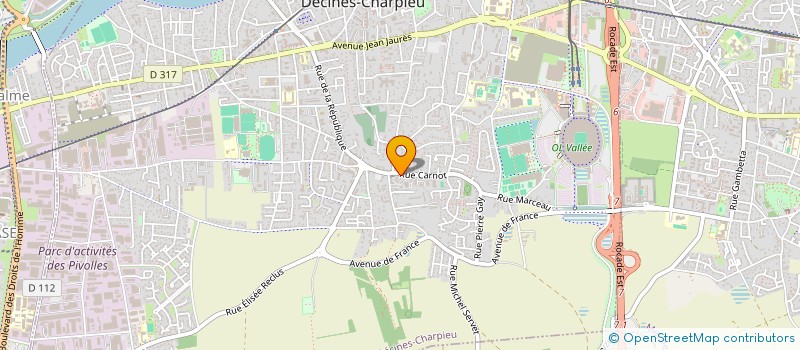 localisation de l'entreprise MONSIEUR MANOUK MARGARIAN à DECINES-CHARPIEU