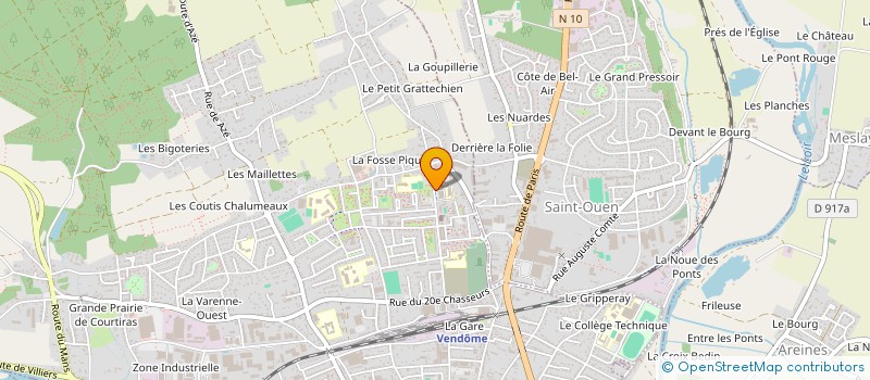 localisation de l'entreprise MONSIEUR MANSON BOHRINGER  VENDOME