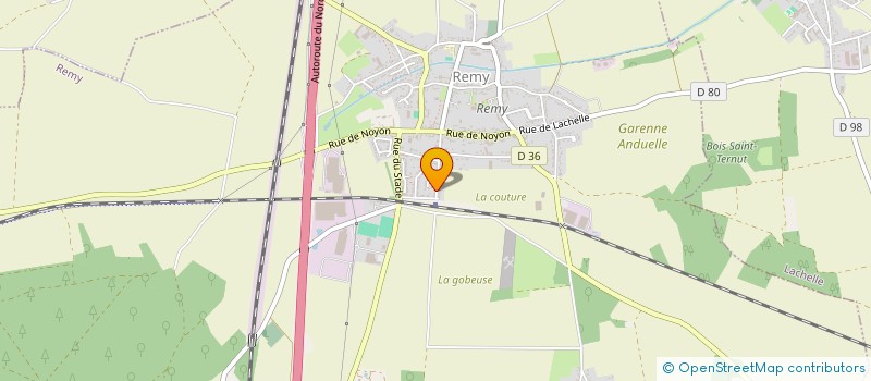 localisation de l'entreprise MONSIEUR MANSON MIRAUX  REMY