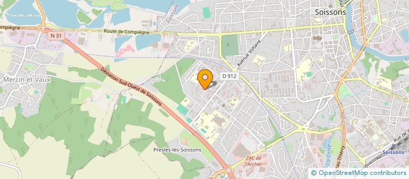 localisation de l'entreprise MONSIEUR MANSOOR AHMED à SOISSONS