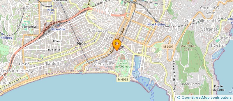 localisation de l'entreprise MONSIEUR MANSOOR QASIMI à NICE