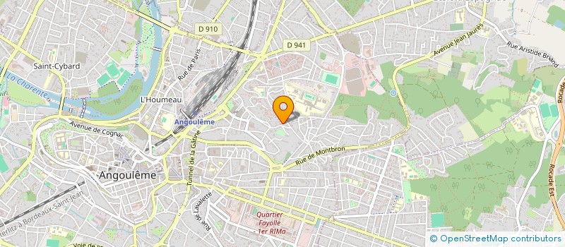 localisation de l'entreprise MONSIEUR MANSOR KEBE à ANGOULEME