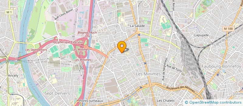 localisation de l'entreprise MONSIEUR MANSOUR ABDELUADUD HADDI  TOULOUSE