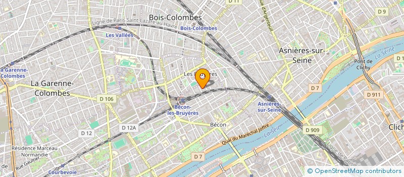 localisation de l'entreprise MONSIEUR MANSOUR AHAMADA à COURBEVOIE