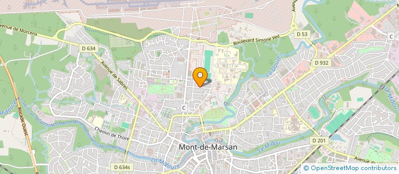 localisation de l'entreprise MONSIEUR MANSOUR AHMADI  MONT-DE-MARSAN