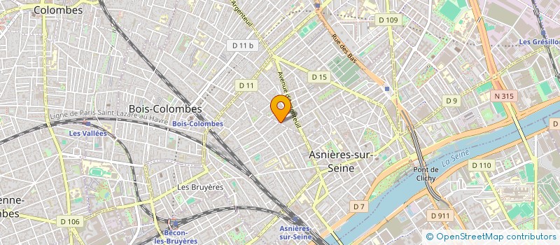 localisation de l'entreprise MONSIEUR MANSOUR AYAD  ASNIERES-SUR-SEINE