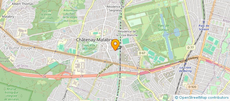 localisation de l'entreprise MONSIEUR MANSOUR BAGHER ZADEH ANSARI  CHATENAY-MALABRY