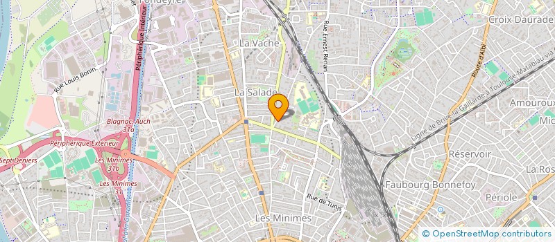 localisation de l'entreprise MONSIEUR MANSOUR BENNAAMA à TOULOUSE
