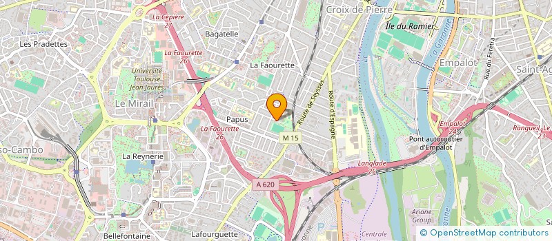 localisation de l'entreprise MONSIEUR MANSOUR BENOURA à TOULOUSE