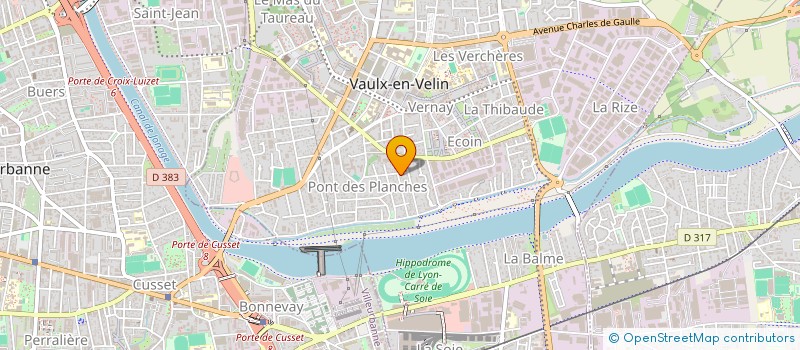 localisation de l'entreprise MONSIEUR MANSOUR BENTATA à VAULX-EN-VELIN