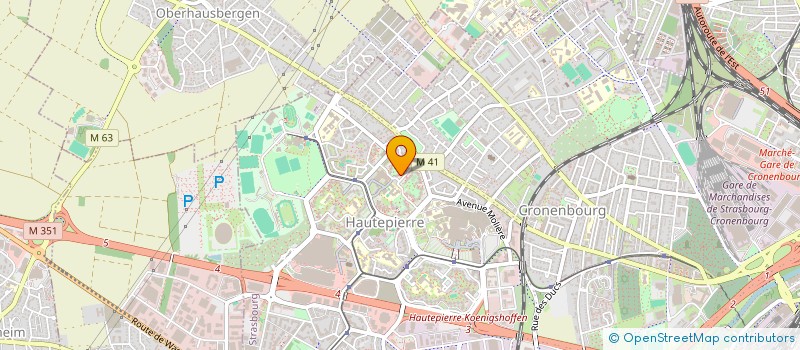 localisation de l'entreprise MONSIEUR MANSOUR BOUAJAJ  STRASBOURG