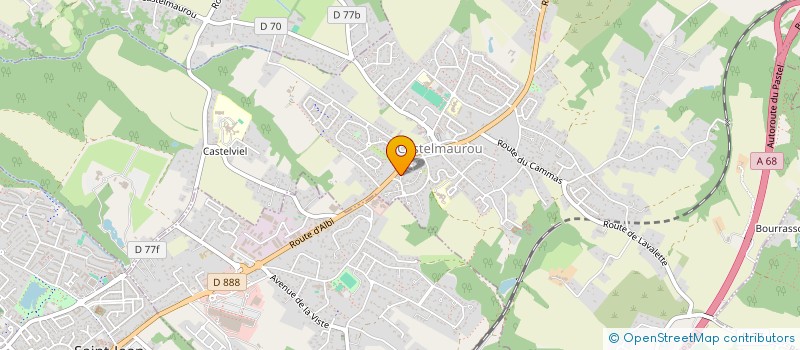 localisation de l'entreprise MONSIEUR MANSOUR BOUCHELAREM  CASTELMAUROU