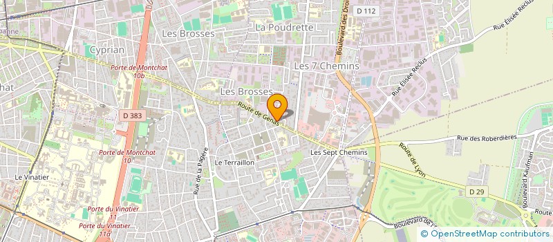 localisation de l'entreprise MONSIEUR MANSOUR BOUKRIBA  VAULX-EN-VELIN