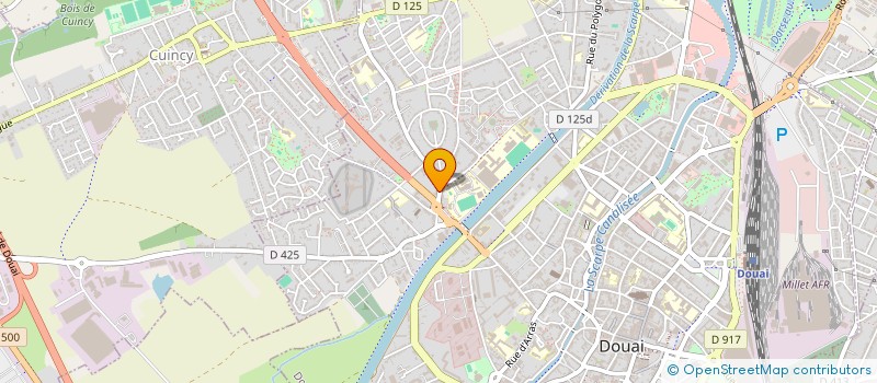 localisation de l'entreprise MONSIEUR MANSOUR BOUZEMARENE à DOUAI