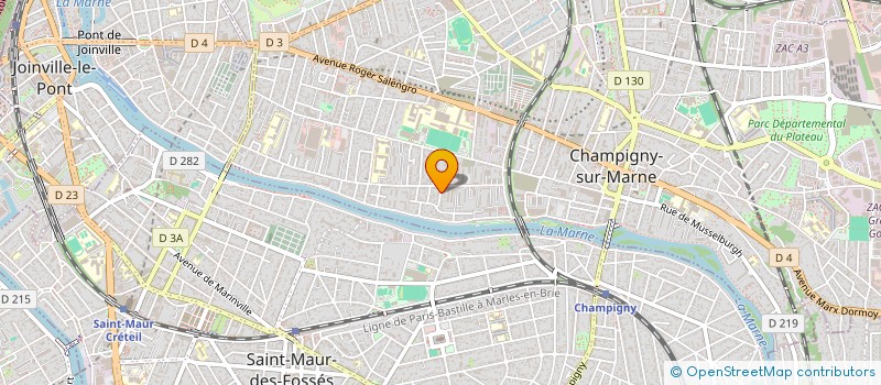 localisation de l'entreprise MONSIEUR MANSOUR CHAIB à CHAMPIGNY-SUR-MARNE