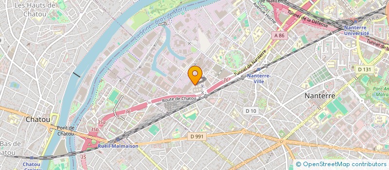 localisation de l'entreprise MONSIEUR MANSOUR DERRER  NANTERRE