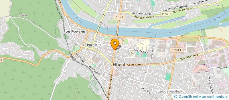 localisation de l'entreprise MONSIEUR MANSOUR DIA à ELBEUF
