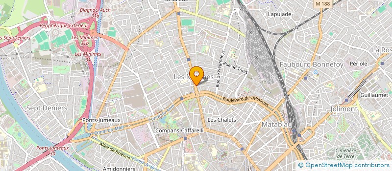 localisation de l'entreprise MONSIEUR MANSOUR DJEDID  TOULOUSE
