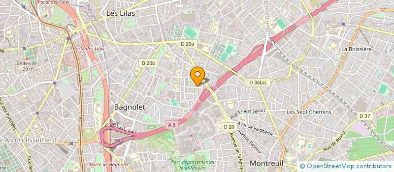 localisation de l'entreprise MONSIEUR MANSOUR DRAME à BAGNOLET