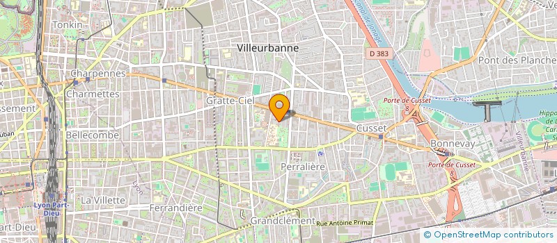 localisation de l'entreprise MONSIEUR MANSOUR GRINE  VILLEURBANNE