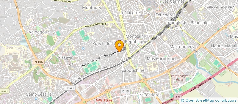 localisation de l'entreprise MONSIEUR MANSOUR KERBOUB  NIMES