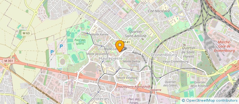 localisation de l'entreprise MONSIEUR MANSOUR MBENGUE à STRASBOURG