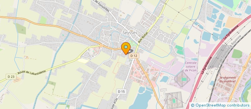 localisation de l'entreprise MONSIEUR MANSOUR MEGHROUZI  SEYSSES