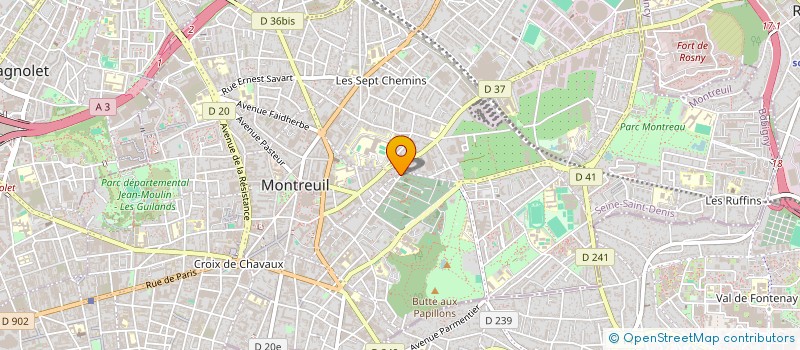 localisation de l'entreprise MONSIEUR MANSOUR NAIT KACI à MONTREUIL