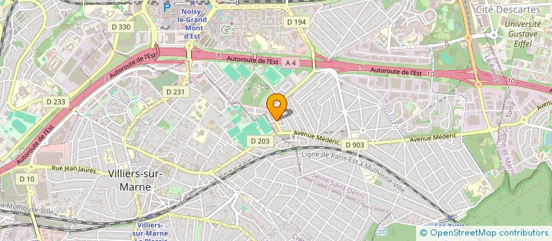 localisation de l'entreprise MONSIEUR MANSOUR NDIAYE à NOISY-LE-GRAND