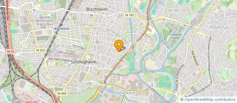 localisation de l'entreprise MONSIEUR MANSOUR SOUSSI  SCHILTIGHEIM