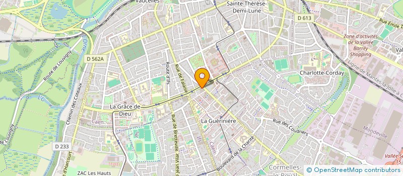 localisation de l'entreprise MONSIEUR MANSOUR ZADRAN  CAEN
