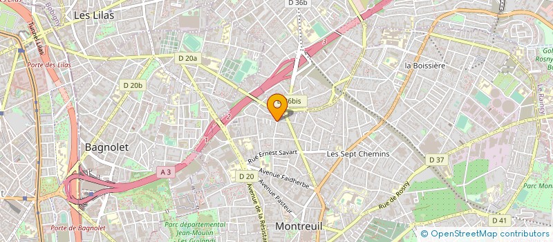 localisation de l'entreprise MONSIEUR MANSOUR ZAROUI à MONTREUIL