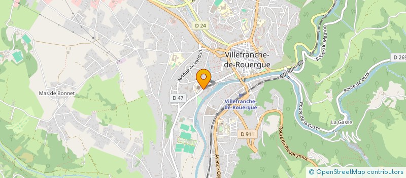 localisation de l'entreprise MONSIEUR MANSOURE SAIIDI  VILLEFRANCHE-DE-ROUERGUE