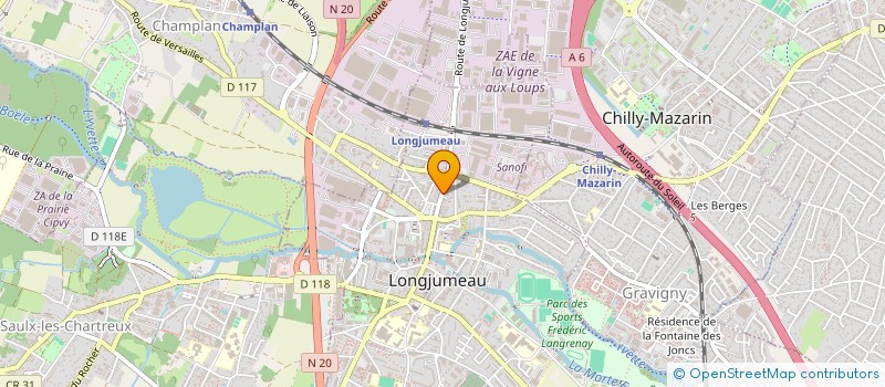 localisation de l'entreprise MONSIEUR MANSOURI DJAHID à LONGJUMEAU