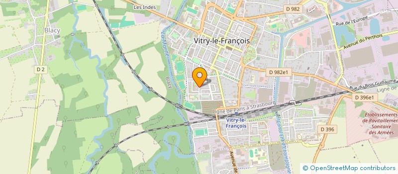 localisation de l'entreprise MONSIEUR MANSOURI WASSIM à VITRY-LE-FRANCOIS