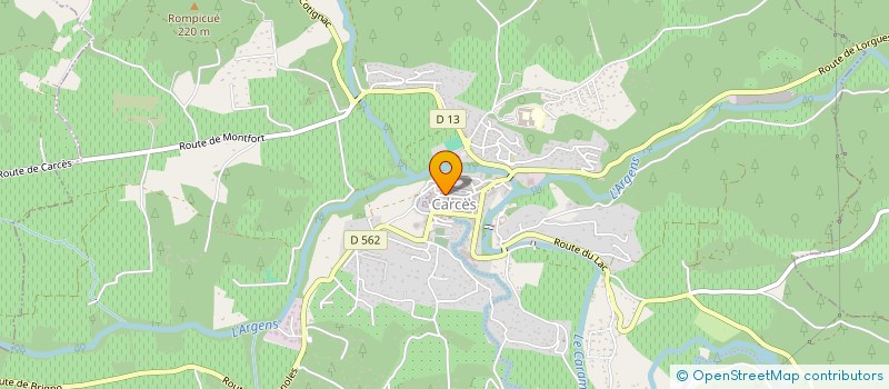 localisation de l'entreprise MONSIEUR MANSSIF ZOUAOUI  CARCES