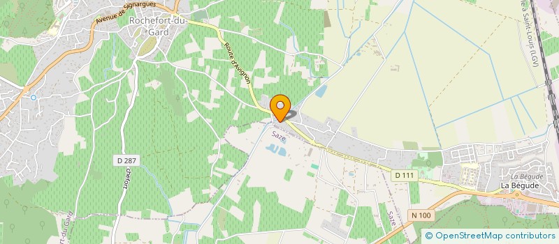 localisation de l'entreprise MONSIEUR MANSSOUR BOUKHRISSI  ROCHEFORT-DU-GARD