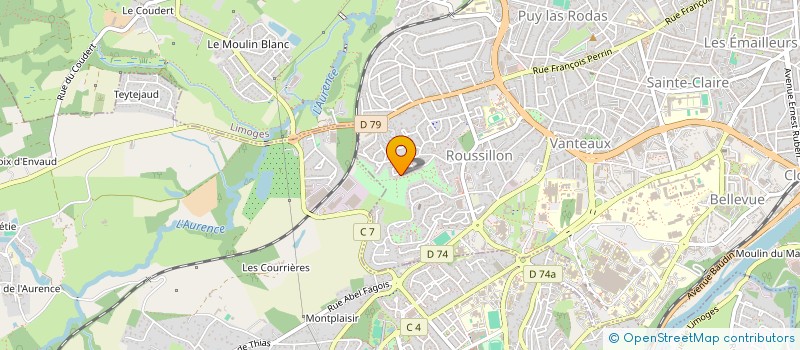 localisation de l'entreprise MONSIEUR MANSSOUR KEBAILI  LIMOGES